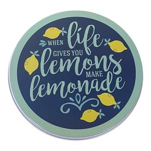 When Life Gives You Lemons Make Lemonade Metal Sign Every Day Wall Door Hanger